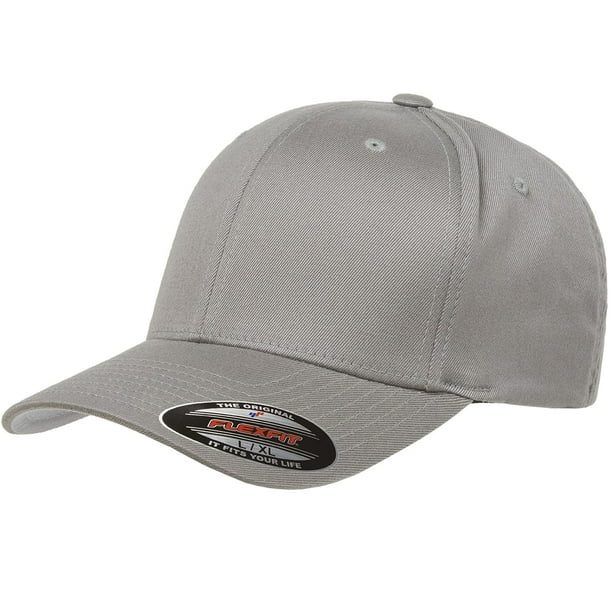 Original Flexfit Fitted Baseball Hat 6277 Wooly Combed Twill Cap Blank Flex Fit